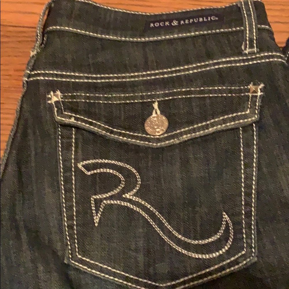 Rock & Republic dark wash sz 14 jeans Kendall
